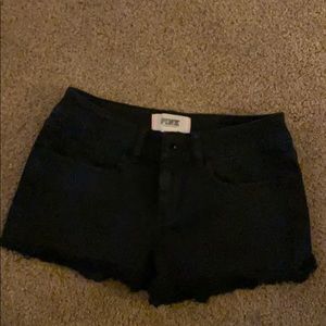 Pink jean shorts (sz 2) - never worn
